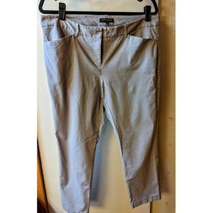 Light Gray Cropped Pants